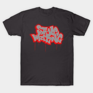 Style Writing Graffiti - red T-Shirt